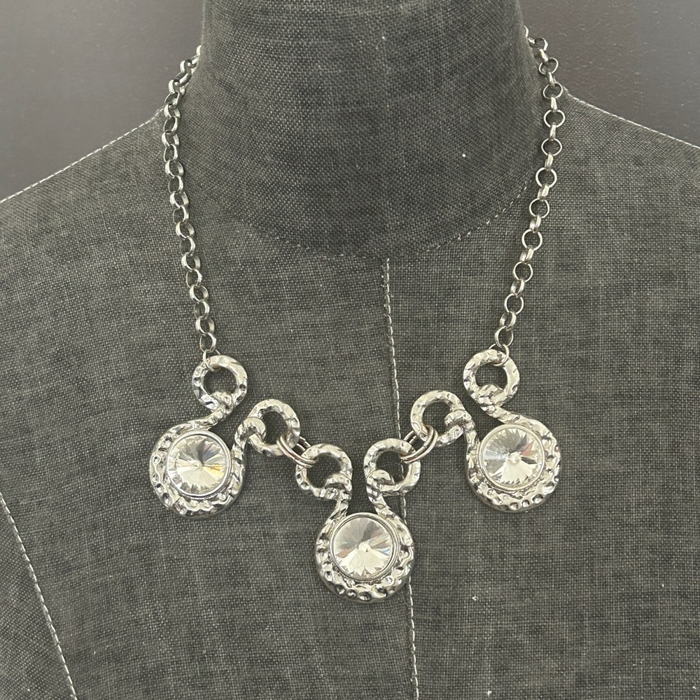 Silver Statement Necklace